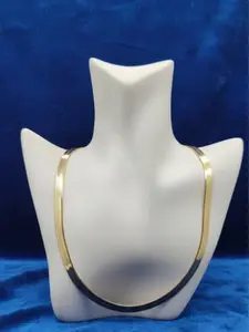 Xuping Unisex Snake Style Necklace Super Shiny Gold Tone Fashion Accessory for Men Women Serpentine Design Versatile Gift Idea