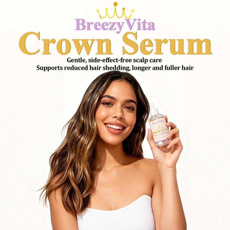 【Buy 1 Get 1 Free】Crown Serum Hair Regrowth Serum for Hair Loss & Thinning – Less Shedding, Fuller Hair, Fast Absorbing, No Grease Ginseng Haircare