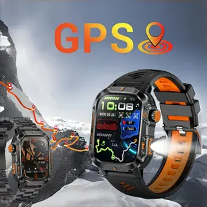 GPS Smartwatch 2.01" HD Display, 540mah Battery, Waterproof, Sports Fitness Health Monitor, Smart Watch for Daily Use