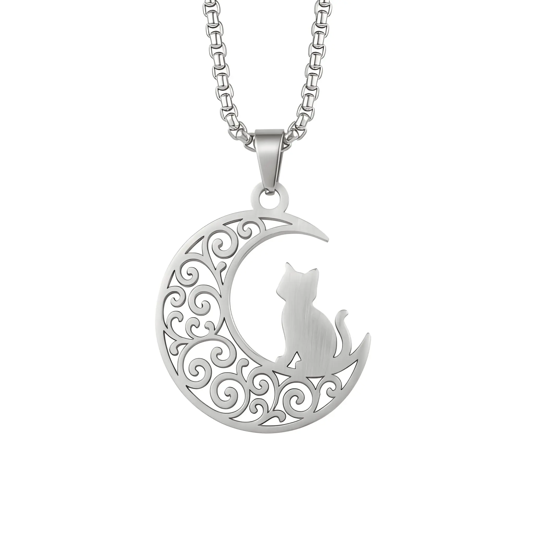 Moon Cat Silver