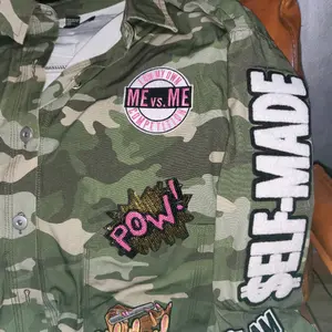 Camo large Patch Jacket Cotton
