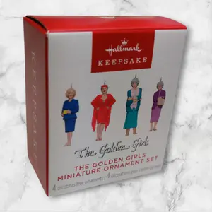 Hallmark 2024 The Golden Girls MINATURE Ornament Set