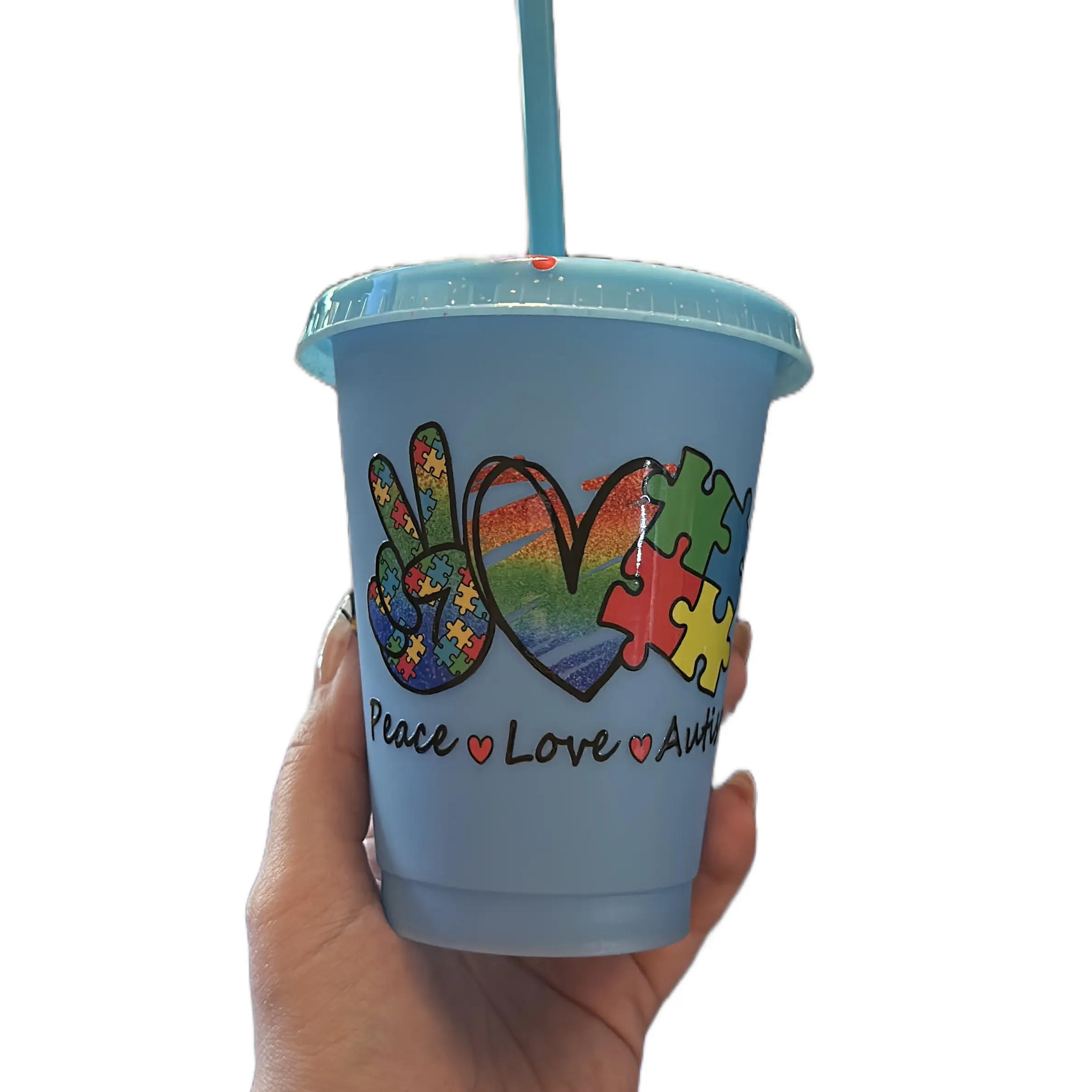 10oz plastic Autism Kiddie Cup