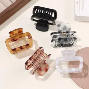 5PCS Viral Hair Claw Clips Set – Trendy Rectangle Clips for Effortless Updos, Strong Hold for Thick Hair, Everyday Aesthetic Must-Have