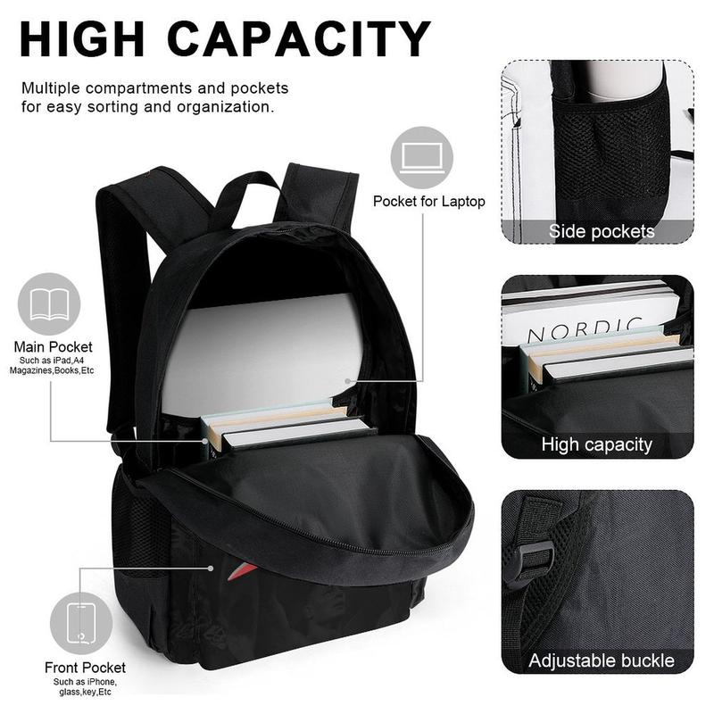JUYKJM Cody Wrestler Rhodes Backpack Fashion Casual Travel Backpack Lightweigh Large