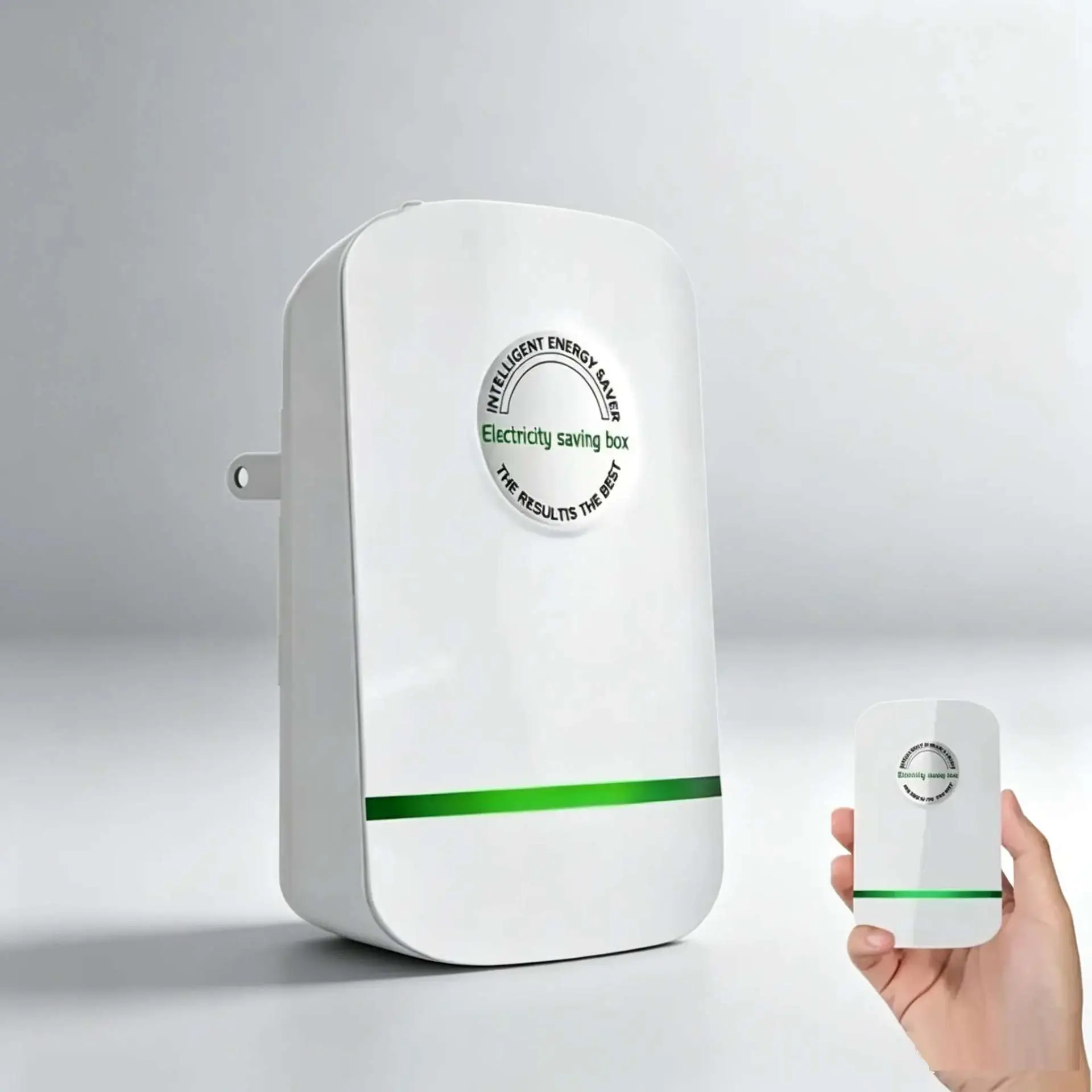 Energy-Saving Box for Home and Office, 2026 New Power Factor Saver Plug-In Device, Smart Voltage Optimization Power Regulator with US Plug, 90V-250V Household Energy Saver, Easy Socket Installation, Festive Gift