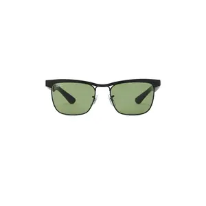 Ray-Ban Wayfarer Deluxe in Matte Black & Green