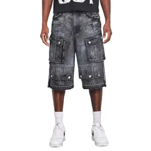 FIRST ROW: Multi Cargo Denim Jorts FRS3013