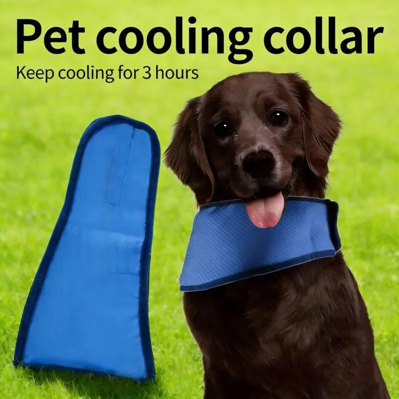 Summer Cooling Neck Collar for Dogs | Quick-Drying & Breathable - Prevents Heatstroke Outdoor