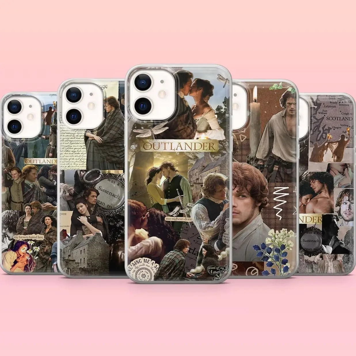 Jamie Fraser Phone Case Outlander Compatible with iPhone 11, 12, 13, 14, 15, 16, 17 & Samsung S22 S23 S24 S25 S26 – check our available sizes