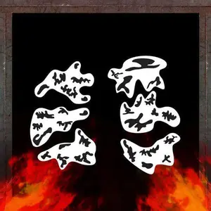 Air Shot Stencil: Camo 2