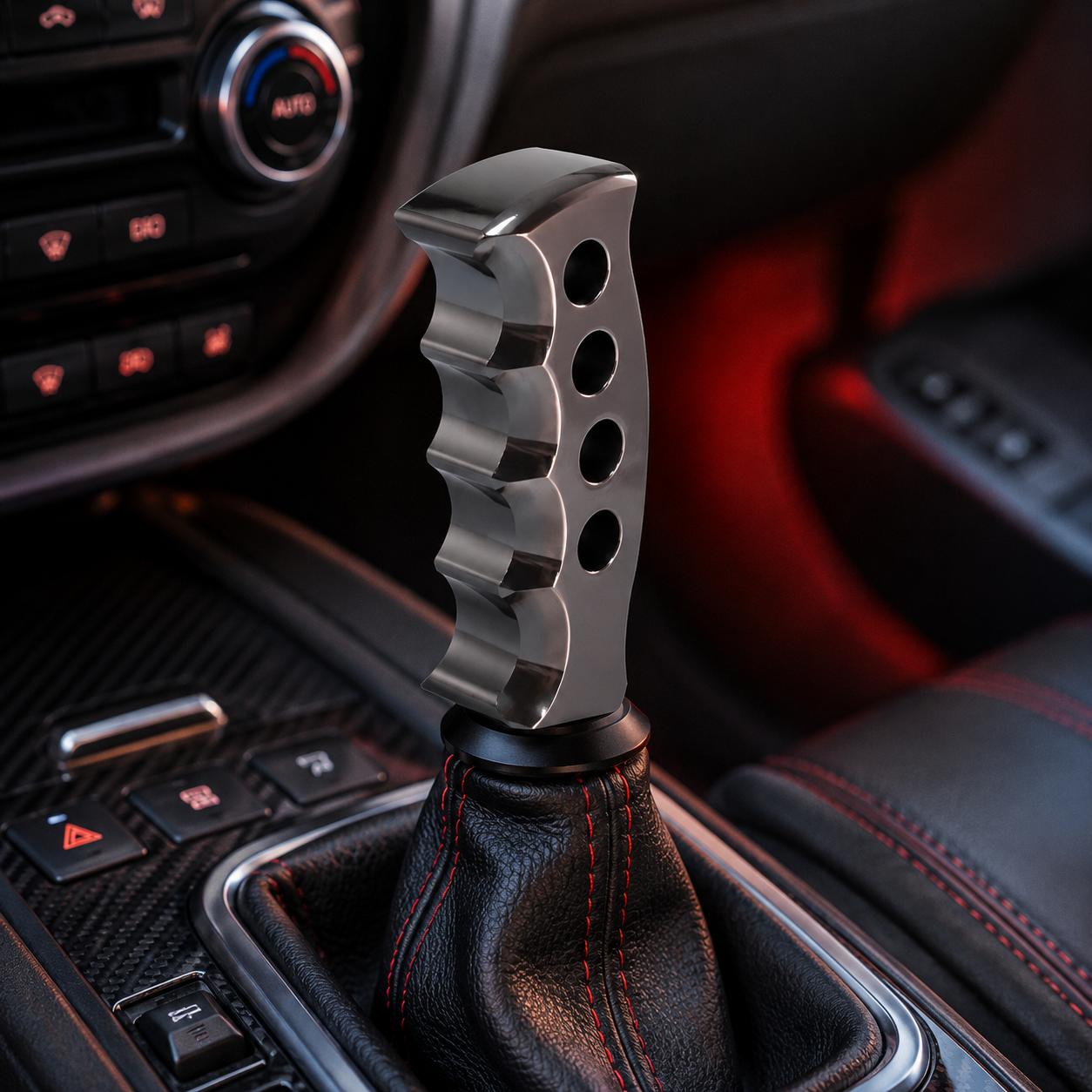 #ShiftKnob #GearShiftKnob #JDM Aluminum Gear Shift Knob Handle Style – Universal Manual/Automatic Car Shifter Lever with Finger Grip Design, Racing Style Interior Accessories for Cars Trucks SUVs#ShiftKnob #GearShiftKnob #JDM #CarMods #CarTok #JDMStyle
