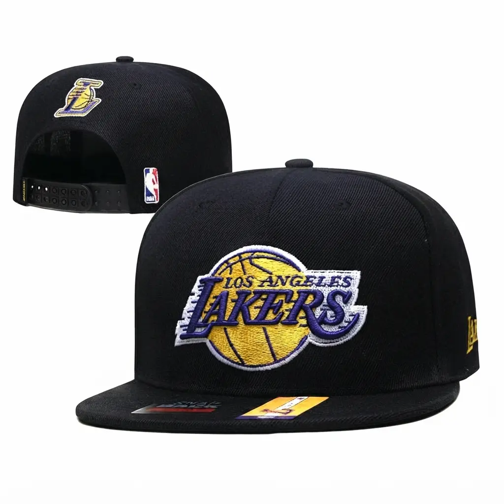NEW ERA Los Angeles Lakers NBA Snapback Fitted Flat Brim Adjustable Cap
