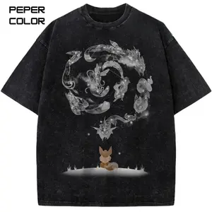 EEevee EEvolutions Graphic T-Shirt, PKM Anime Shirt, Anime Vintage T-Shirt, Stylish Crew Neck Short Sleeve T-Shirt, Unisex Streetwear shirt, Gift for Him Her, Gift for fans