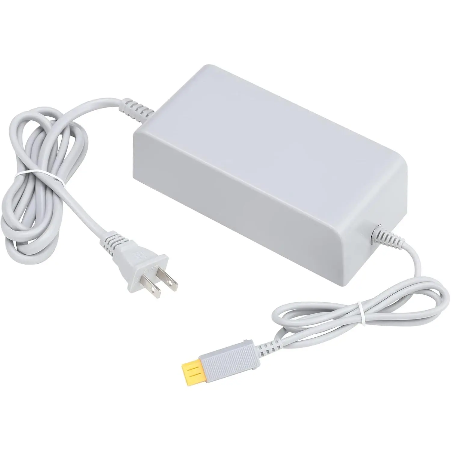 Synthetic AC Power Adapter Replacement for Wii U Console - 15V 5A Out, Auto Voltage 100-240 Auto, Compatible with Wii U Charger Cables, Manufacturer Warrenty