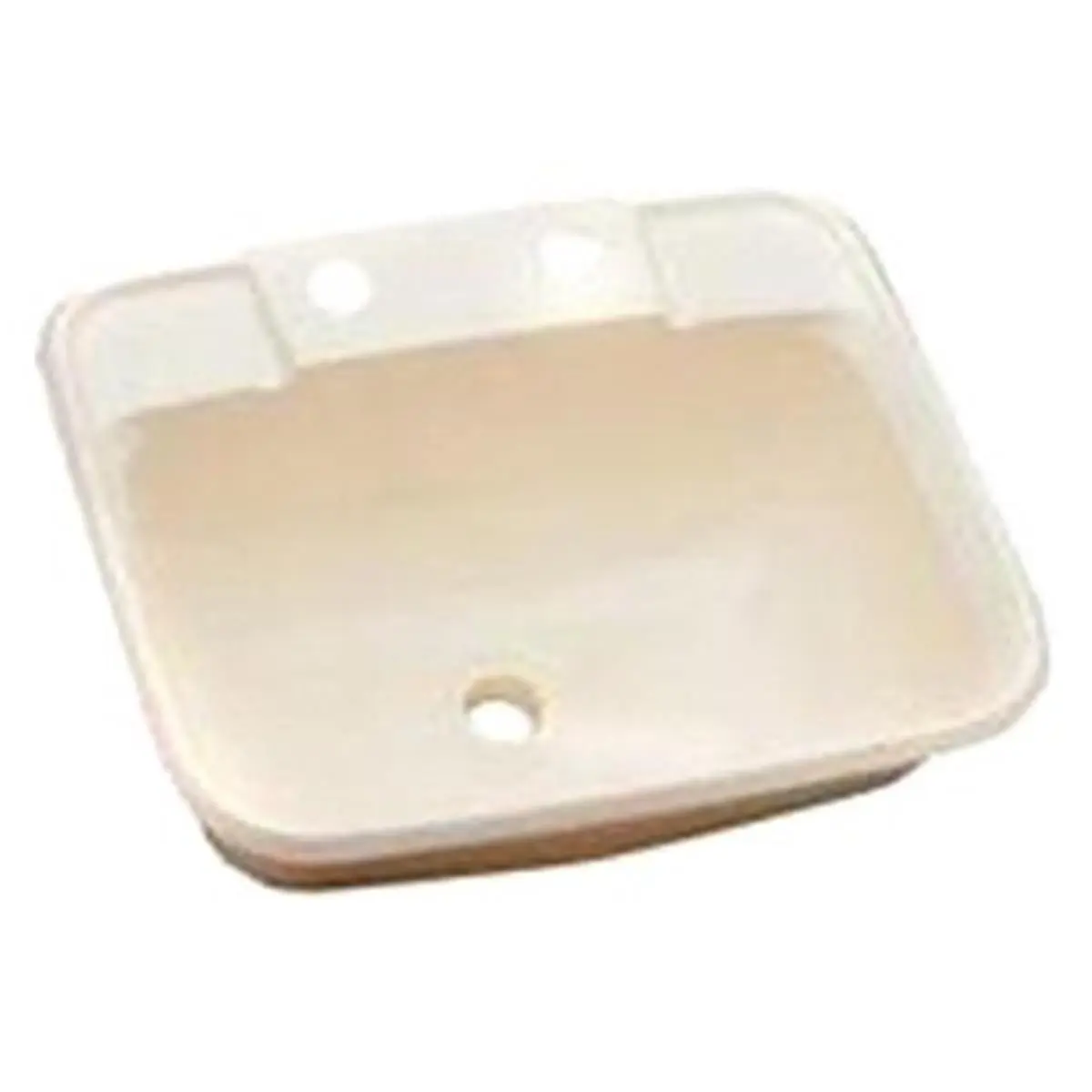 16186PWA 14.75 x 12.25 in. ABS Large Rectangular Sink - White
