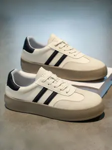 Men's Retro Low-Top Casual Athletic Sneakers, Walking Shoes, Hong Kong Style Fashion Design, Unique Small-Batch Shoes, Comfortable & Stylish Footwear