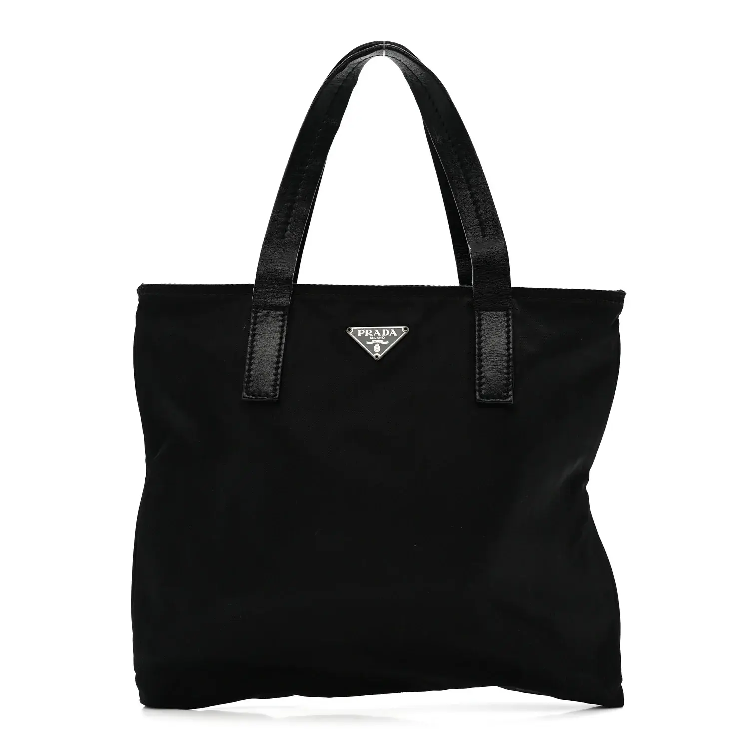 Pre-owned PRADA Tessuto Nylon Shoulder Bags Mini Shopping Tote Black