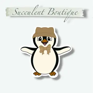 Cute Winter Penguin Sticker