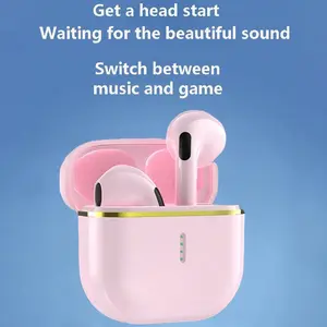 Bluetooth-compatible Earbuds, True Wireless In-Ear Earplugs, 9D Stereo Sound with Call Noise Cancellation, Lightweight for Gaming and Leisure Use