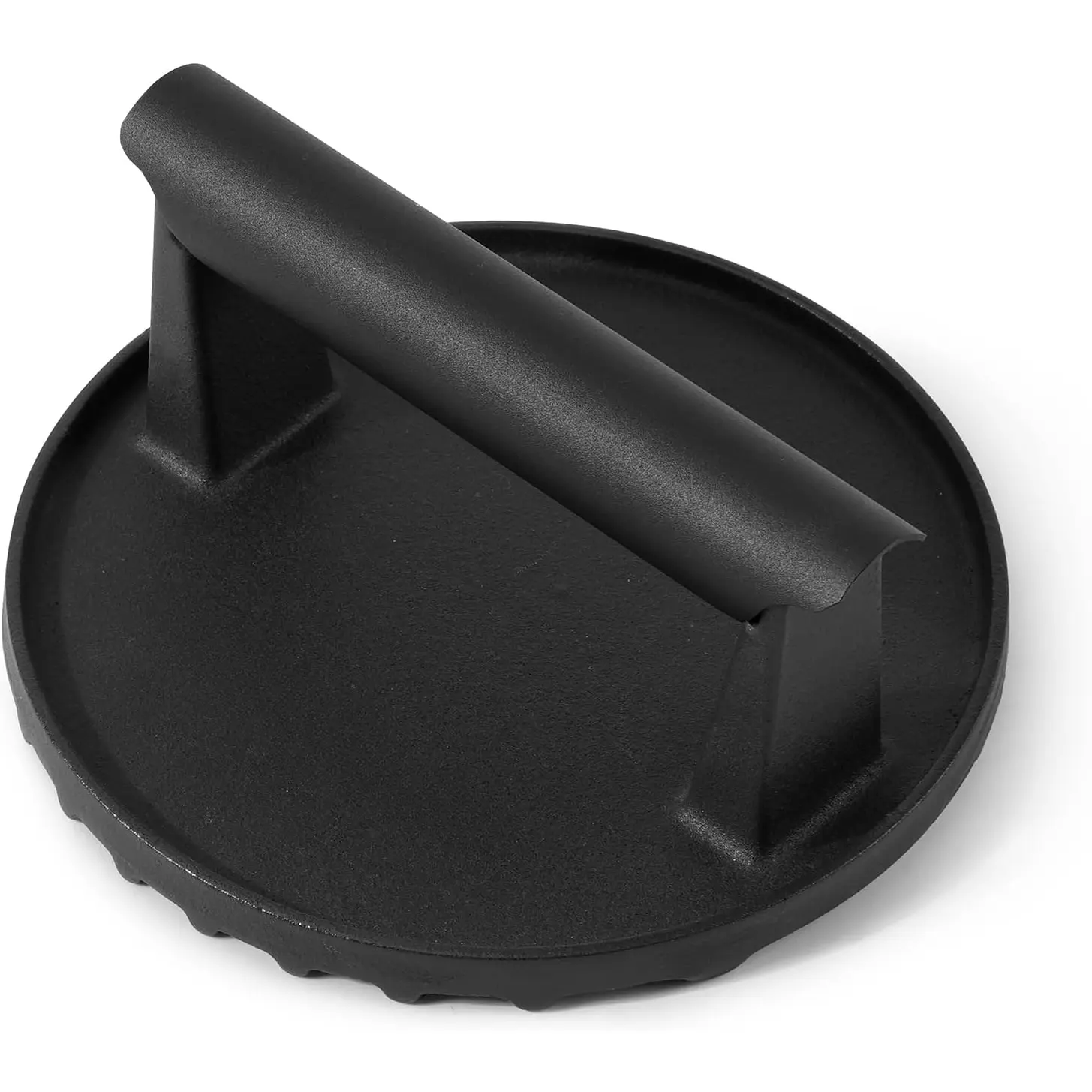 Cast Iron Grill Press, Heavy-Duty Smash Burger Press Meat Steak with Metal Handle for Griddle, 6" Grill Press for Hamburger, Bacon, Meat, Steak, Patty