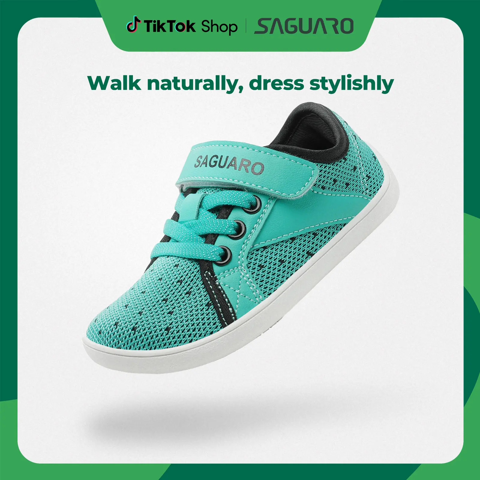 Saguaro Kid's Luck Ⅰ - Barefoot Shoes-PLAYGROUND FOR KIDS/CAREFREE CHILDHOOD/PURE JOY FOR LITTLE FEET Sneakers Casual Trendy Trainers Sporty Low Top