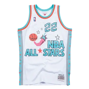 Men's Houston Rockets Mitchell & Ness HWC Clyde Drexler 1996 All-Star Swingman Jersey