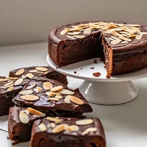 Andy Anand Gluten-Free Chocolate Almond Cake, 9-Inch, 2.5 lb – Hand-Baked, Fresh & All-Natural, No Preservatives, Birthday & Holiday Gift