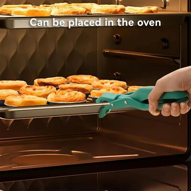 2pcs Multi-Function Anti-Scald Bowl Clip, Heat Resistant Hot Dish Plate Gripper Clips Tongs for Kitchen Use, Safe & Durable Design