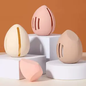 Breathable Makeup Sponge Holder, Silicone Drying Box, Travel-Friendly Beauty Organizer, Single Pack, Ideal for Festival and Back to School Use