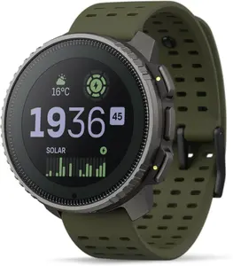 Suunto Vertical Titanium Solar GPS Sports Watch with Sapphire Touchscreen, Heart Rate and Sleep Tracker - Forest