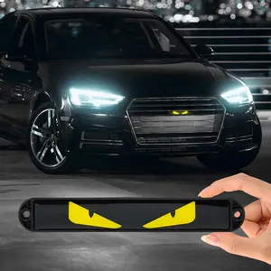 Car LED Eye Design Logo Light, Car Front Grille Modified Personalized Decorative Light, Multimodal Car Headlight DIY Decorative Light, Car Decoration Light, Led Car Lights, Car Light Embellishments