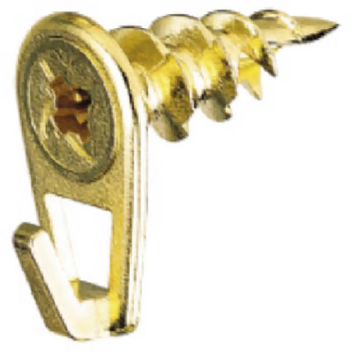 212 MAIN Brass Wall Driller Picture Hooks, 10-Count Wall Mountable Fasteners (4.75x3.5in, 35lbs Max Load) for Large Storage Needs