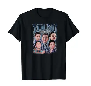 VintageTee Gildan Young Sheldon Homage T-shirt, Young Sheldon Bootleg Unisex T-shirt, Young Sheldon Tv Series Tees, Gifts for Women, Men, Teen, Kid, Film Fans Casual Cotton Tshirt Retro Top Festive