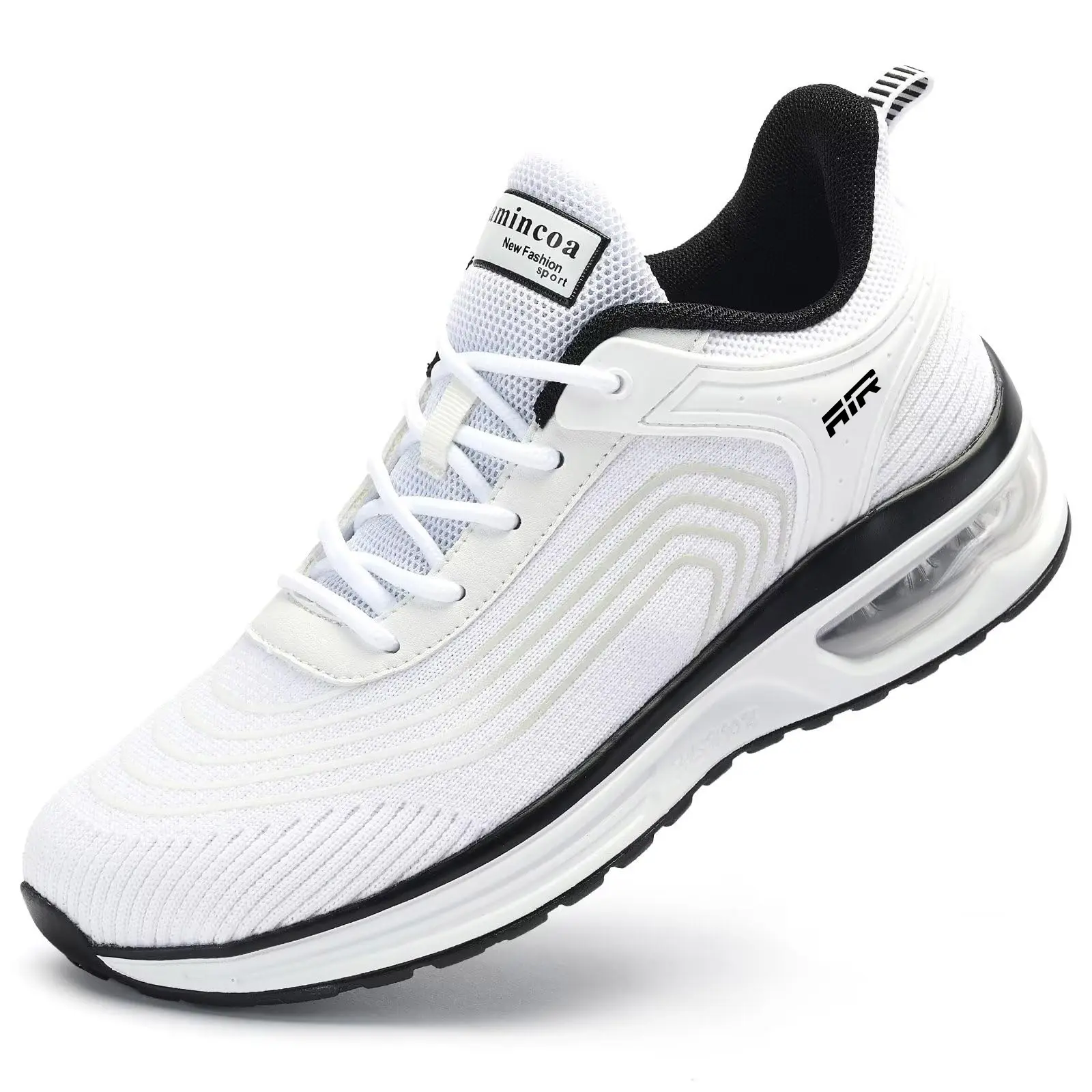 Ladies Casual Trainers with Air Cushion Non-Slip Sole and Breathable Mesh Upper for Running and Walking, Ladies Sneakers, Femme Casual Trainers, Casual Wear
