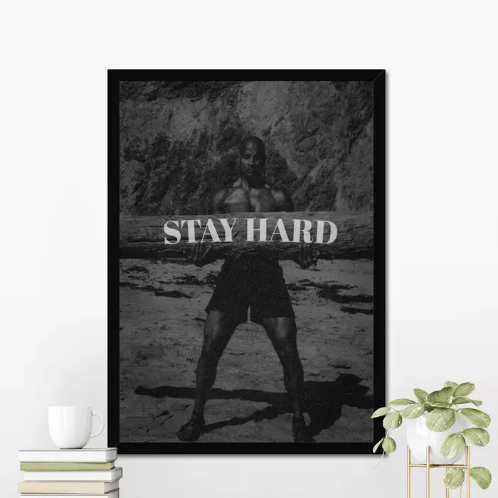 David Goggins Motivational Poster, Inspirational Wall Art, Home Gym Decor, Workout Poster, Motivation Wall Art, Motivational Print, Gift Room
