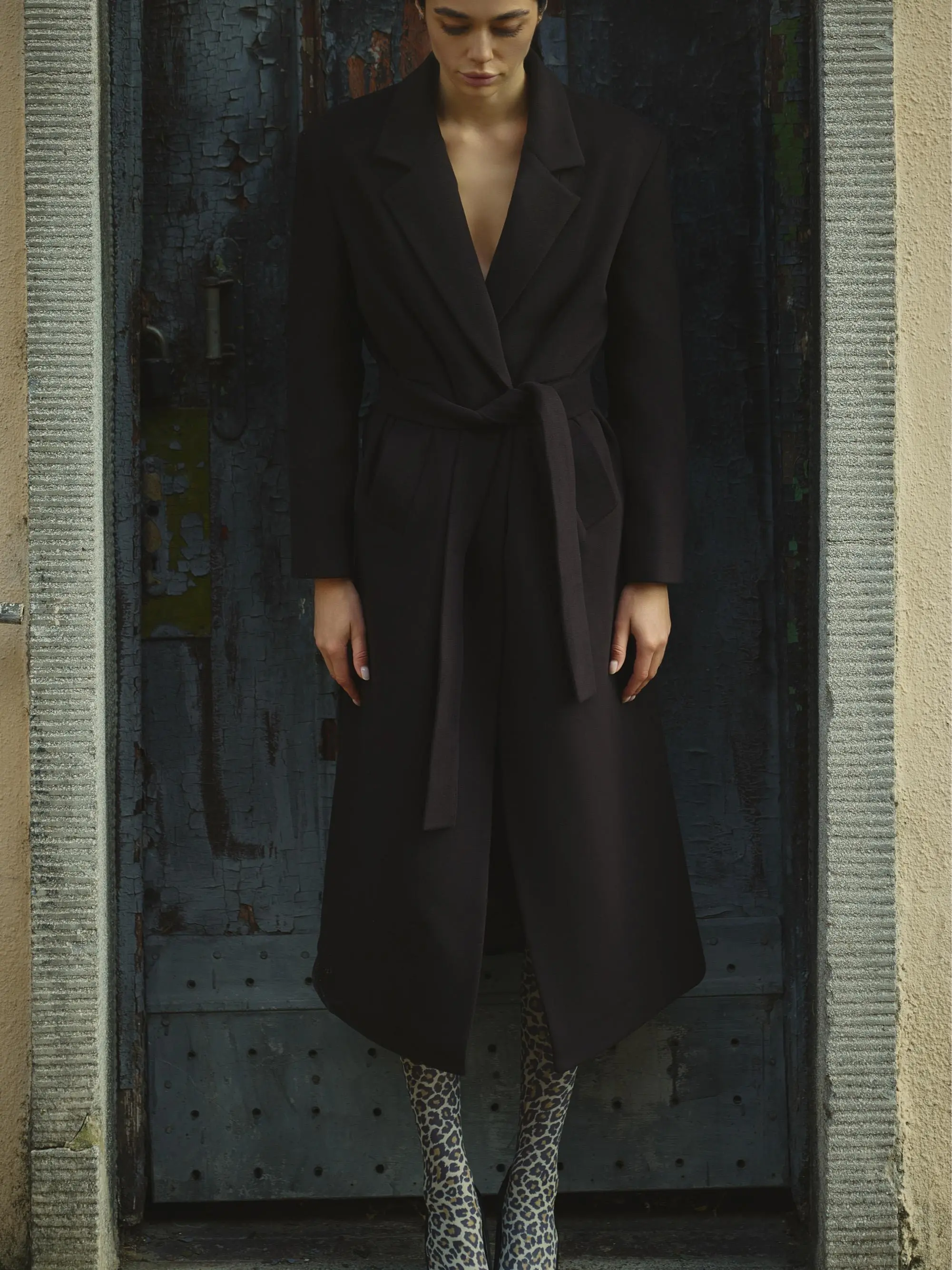Women's Oversized Wool Blend Coat, Elegant Long and Soft Casual Outerwear, Comfortable for Autumn Winter, Tops, Baggy, Everyday, Long Sleeve, Basic