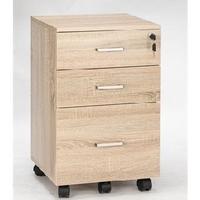 Natural wood color-3 drawers