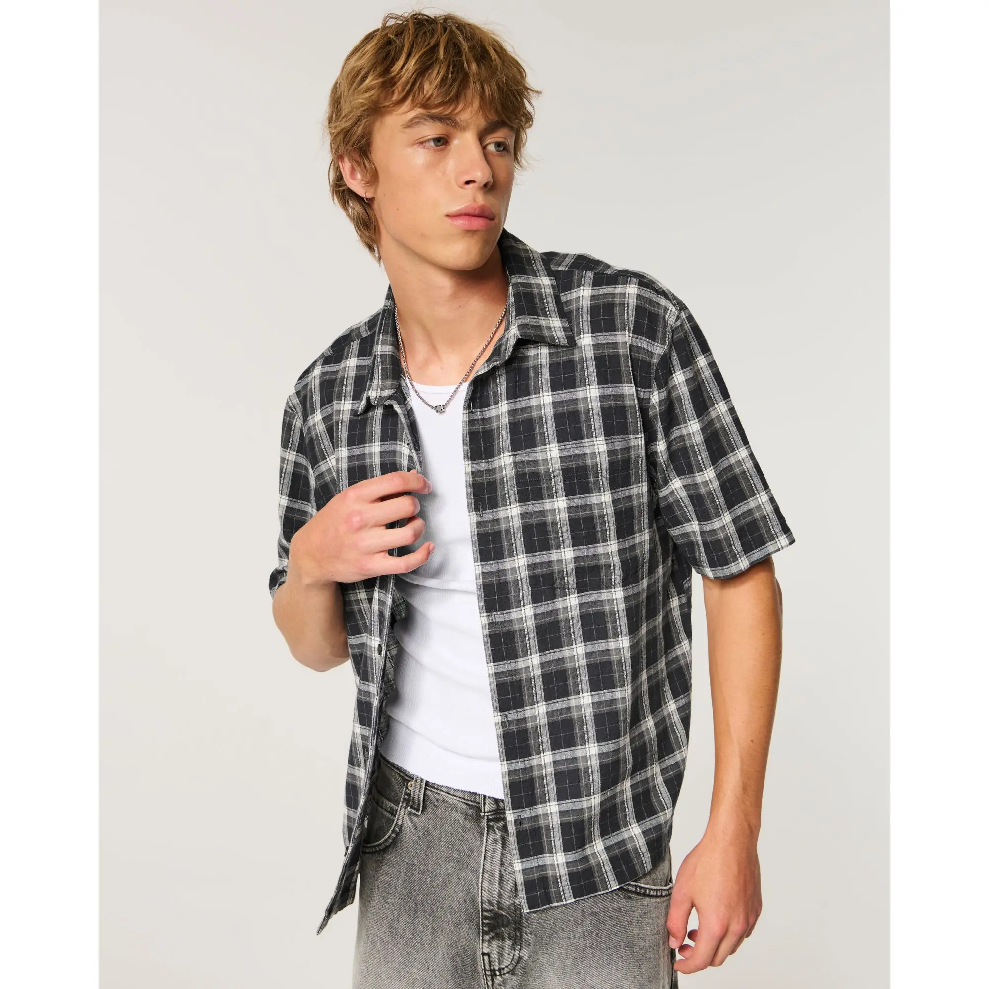 Hollister Boxy Short-Sleeve Shirt
