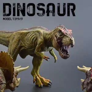 Jurassic Dinosaur Model Realistic Animal Figurine Walking Tyrannosaurus Rex Predator Large Toy Collectible Gift for Boys