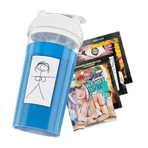 GamerSupps GG Waifu Cup: Stick Figure Waifu Limited Edition Shaker Cup