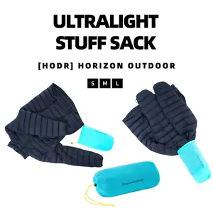 [hodr] Ultra-Sil Tear-Resistant Lightweight Waterproof Drawstring Bag, Ideal for Travel, Hiking, Backpacking, Durable and Portable