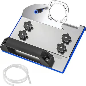 🎁 Free 1M Hose Included! 45° Tile Chamfering Stand for Angle Grinder – 100 Type Base Plate for 45-Degree Bevel Cutting on Ceramic & Stone Angle Grinding Tools