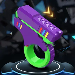 3D Printed Stress Relief Sliding Toy, Edc Finger Spinner for Adhd and Asmr, Novelty Relaxing Tool, Unisex Stress Relief, Texture Flip Ring for Fidget Fun