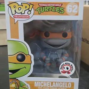 Funko Pop! Michelangelo #62 Grayscale exclusive