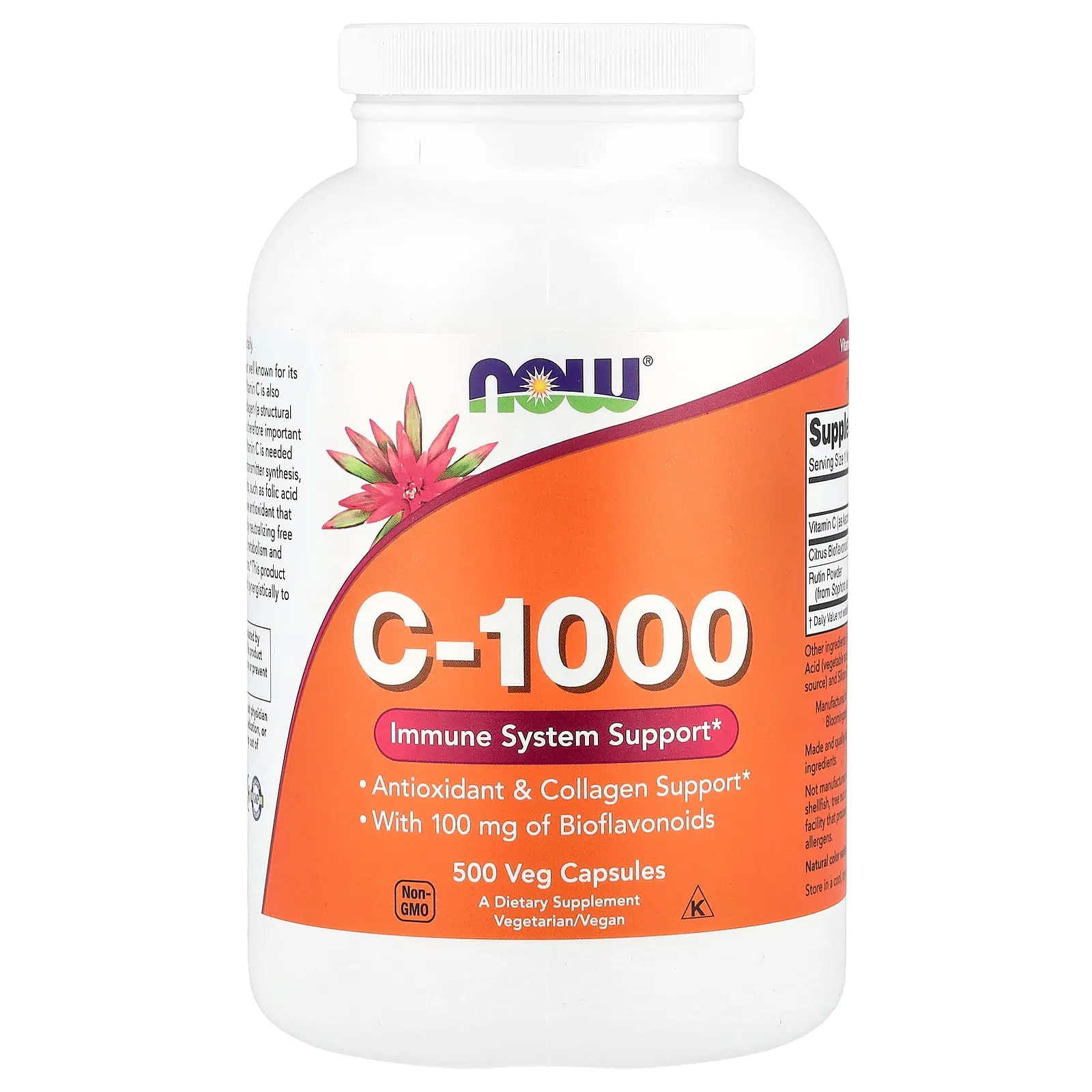NOW Foods C-1000, 500 Veg Capsules