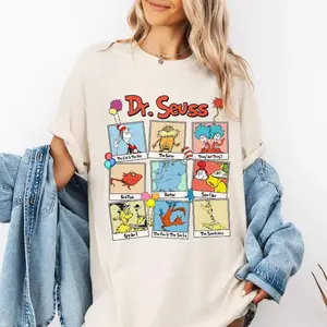 Dr Suess Day Shirt Read Across America Cartoon Characters Shirt Read Across America Shirt Dr Suess Party Cat In The Hat Tee