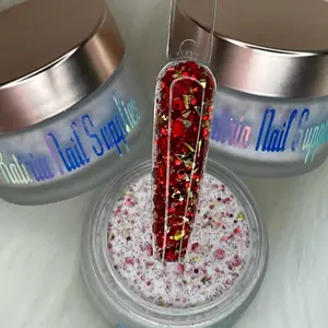 24K Ruby Red Acrylic Powder