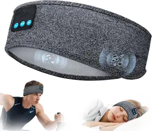 Bluetooth Headband Headset, 14-Hour Playtime, Sweat-Resistant Electronic Accessory with Hi-Fi Stereo, Breathable Fabric, Hands-Free Calls, Gift Boxed for Workout, Running tiktokshopspringglowup