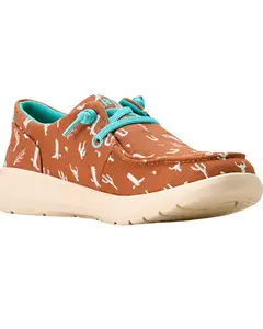 Ariat Women's Hilo Doodle Casual Shoes Moc Toe - 10053763